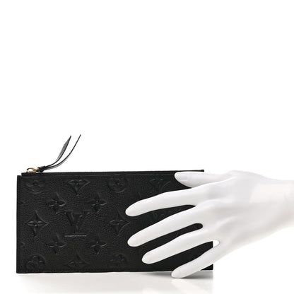 Louis Vuitton Empreinte Felicie Chain Wallet Zippered Insert Black 2 of 6