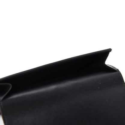 Saint Laurent Textured Patent Monogram Card Holder Black 5 of 7