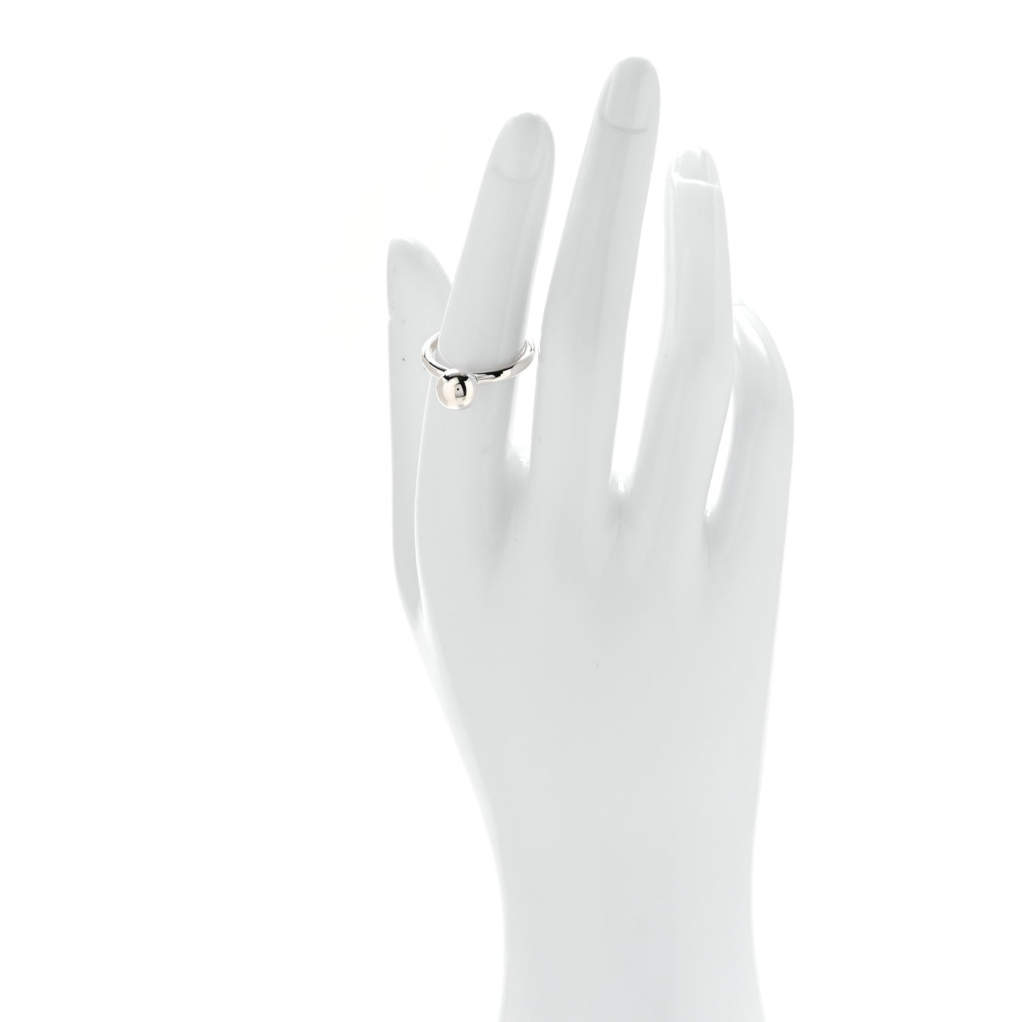 Sterling Silver 8mm Hardwear Ball Ring 53 6.25