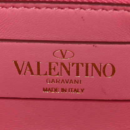 Valentino Garavani Nappa Medium Roman Stud Shoulder Bag Flamingo Pink 6 of 9