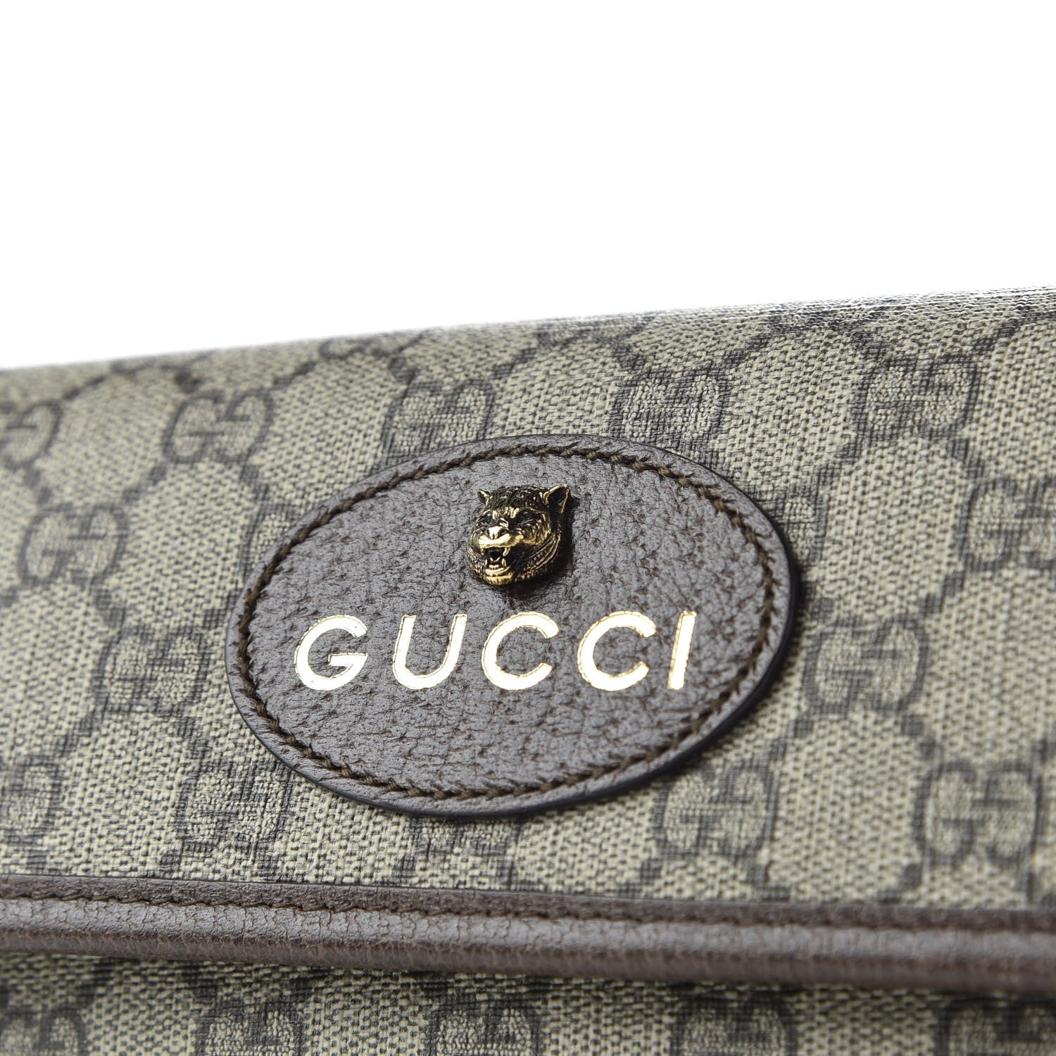 Gucci GG Supreme Monogram Neo Vintage Web Belt Bag Brown 11 of 11