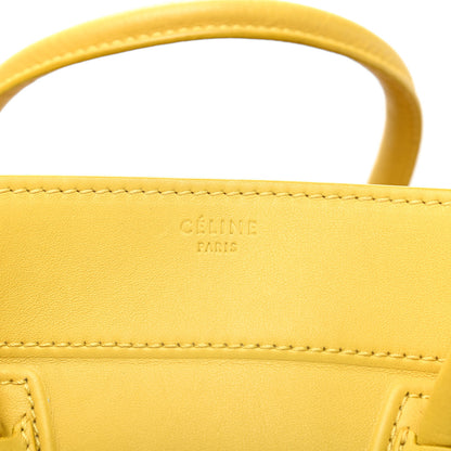 Celine Smooth Calfskin Medium Phantom Luggage Sun Yellow 8 of 9
