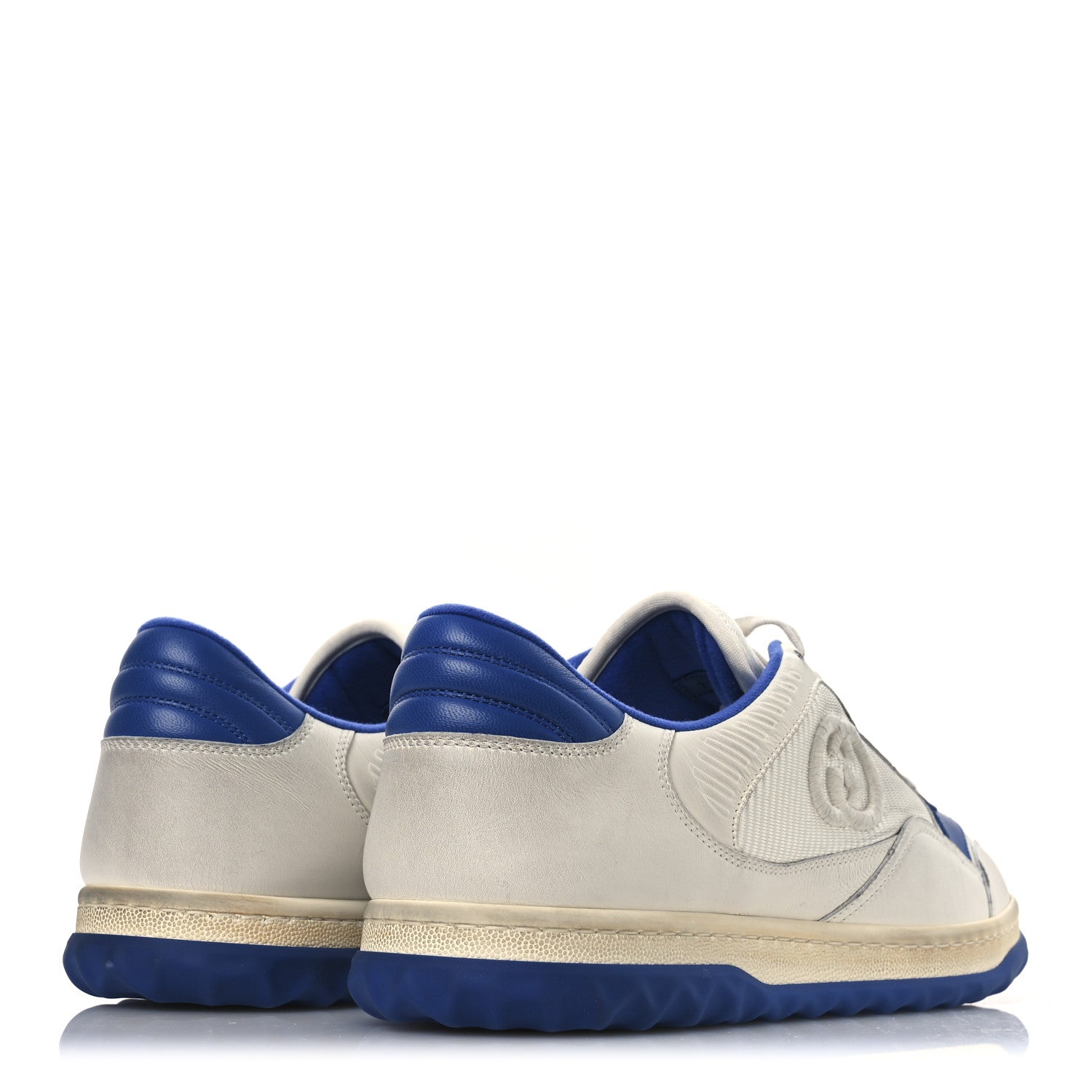 Gucci Dali Soft Calfskin Mens Mac80 Sneakers 11.5 Off White Blue 5 of 14