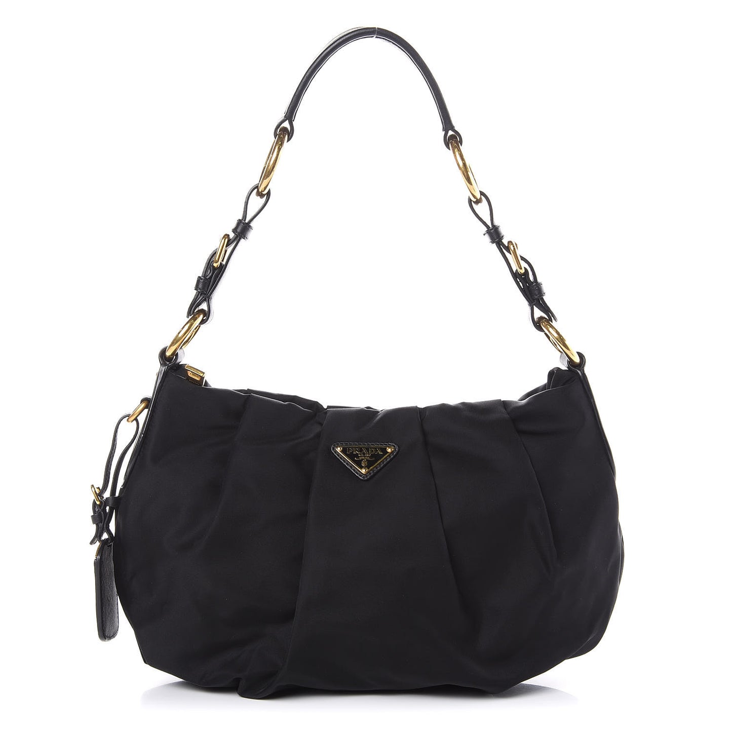 Tessuto Nylon Shoulder Bag Black