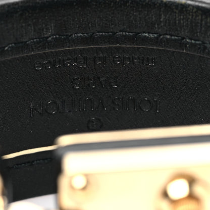 Louis Vuitton Chèvre Suhali S Lock Bracelet Small Black 4 of 4