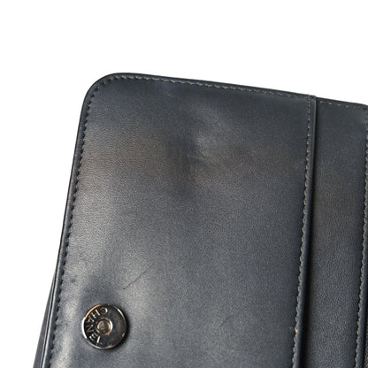 Chanel Lambskin Camellia Studded Wallet on Chain WOC Grey 15 of 16