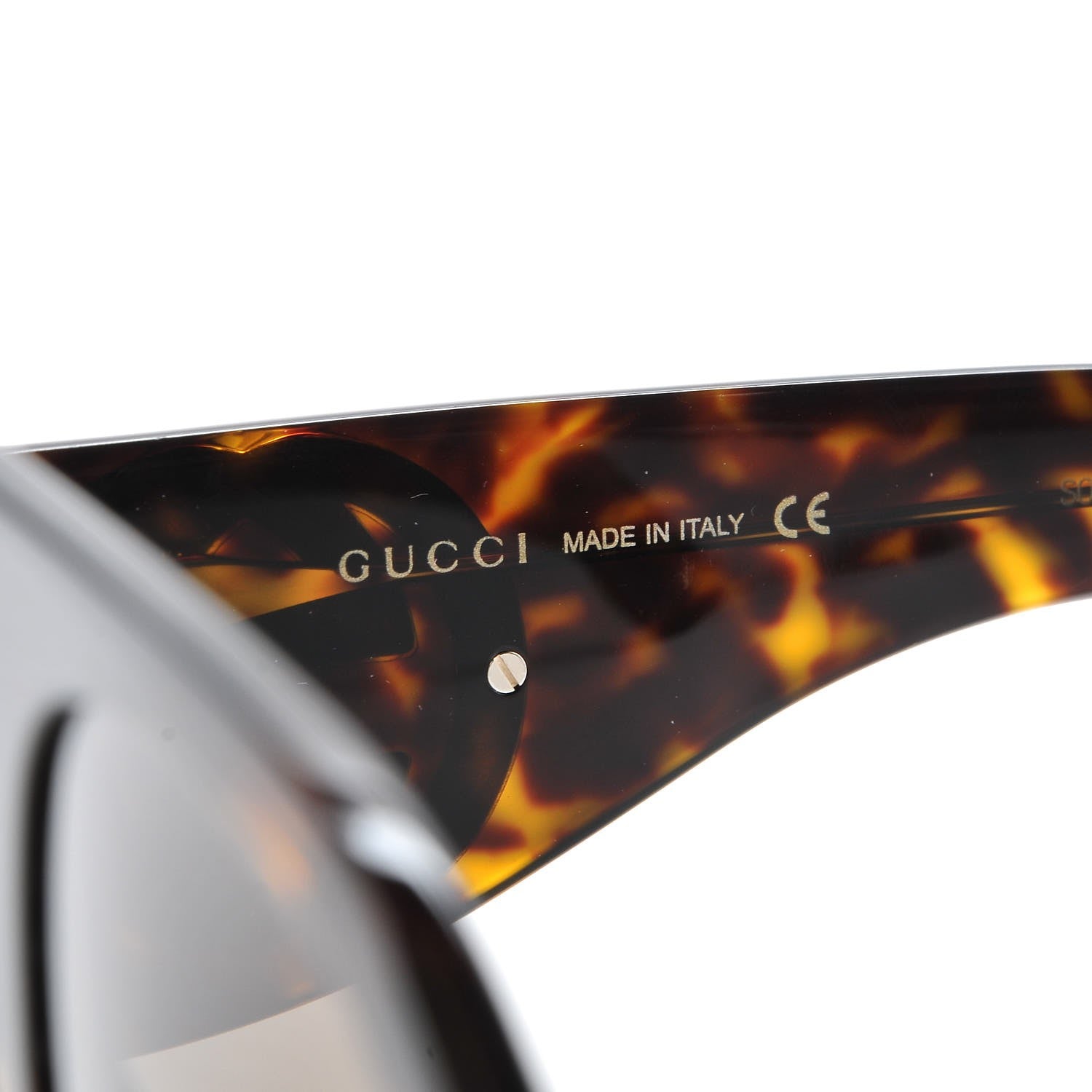 Gucci Acetate Oversized Interlocking G Sunglasses GG0152S Tortoise 5 of 7