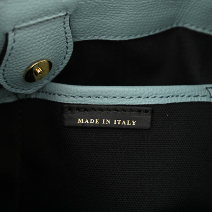 Burberry Derby Calfskin Watersnake Beasts Fish Small Banner Tote Pale Opal 7 of 9