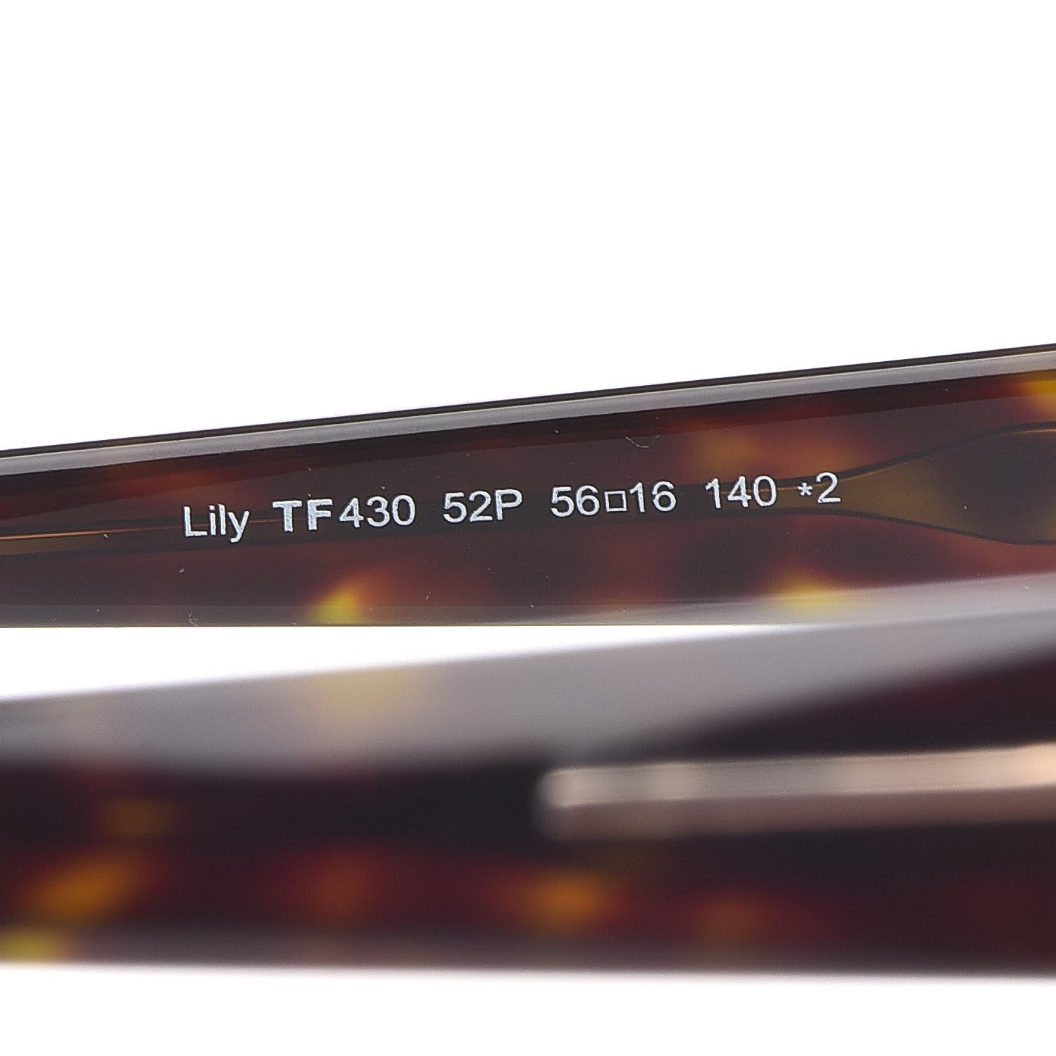 Tom Ford Lily Sunglasses TF430 Tortoise 7 of 7