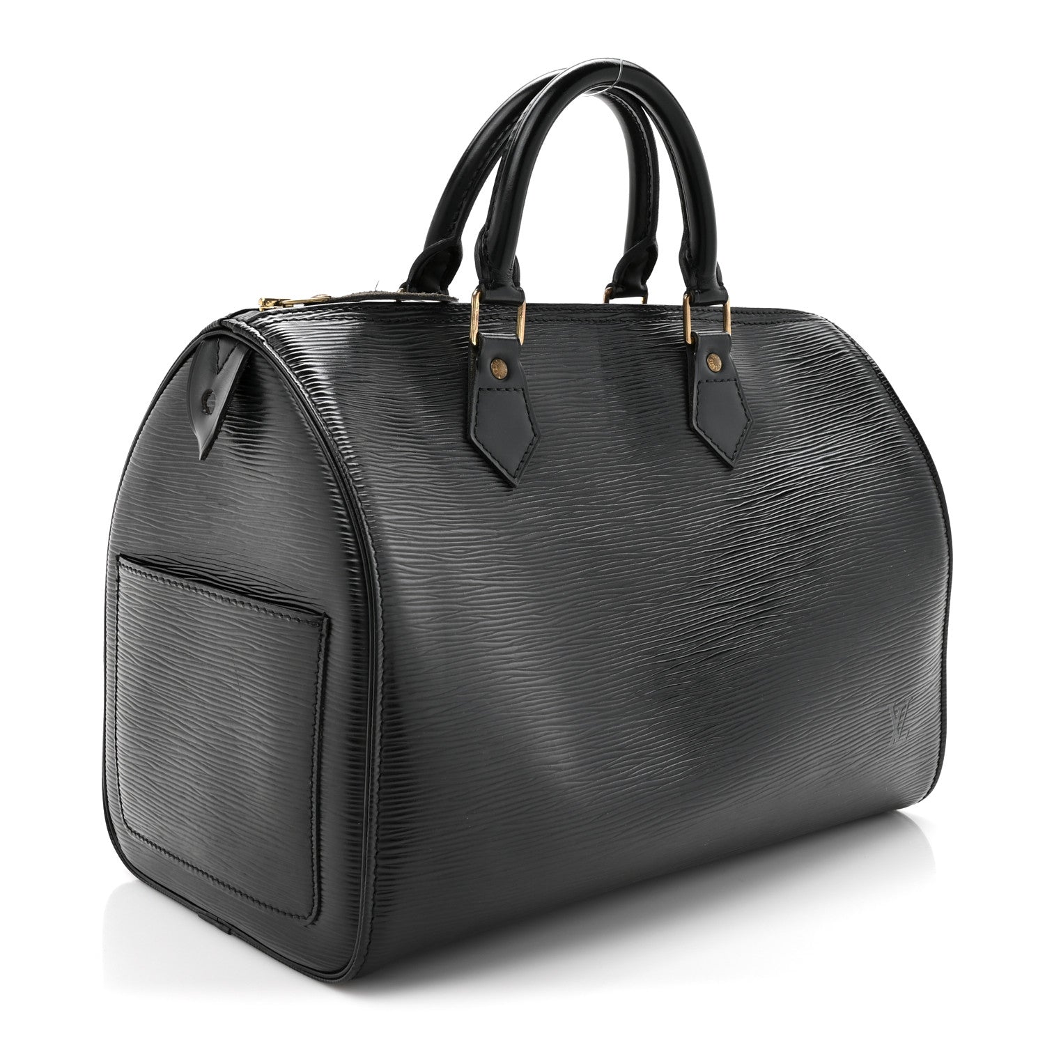 Louis Vuitton Epi Speedy 30 Black 3 of 11