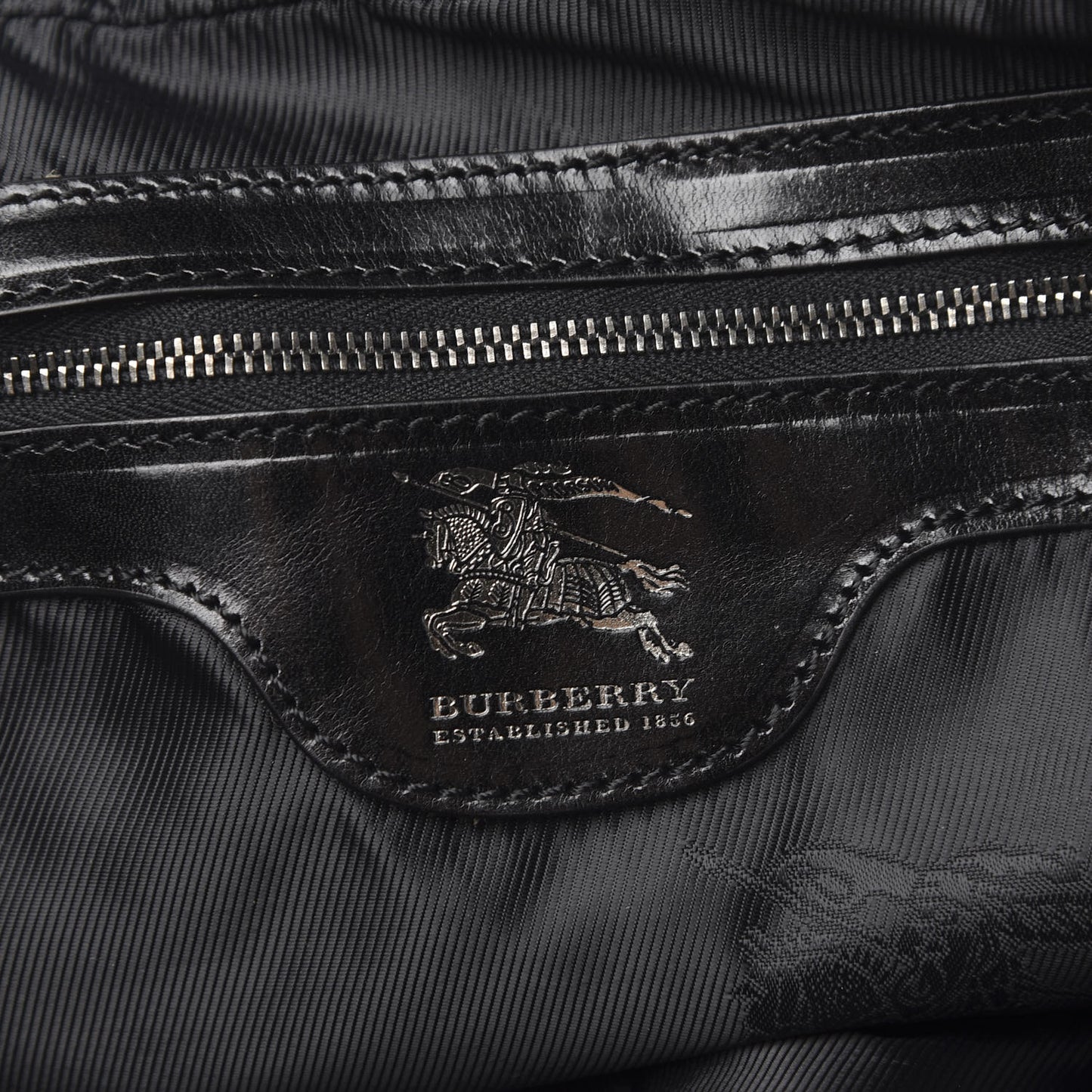 Prorsum Calfskin Studded Knight Satchel Black