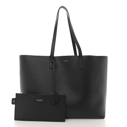 Saint Laurent Calfskin Large Shopping Tote Black 3 of 11