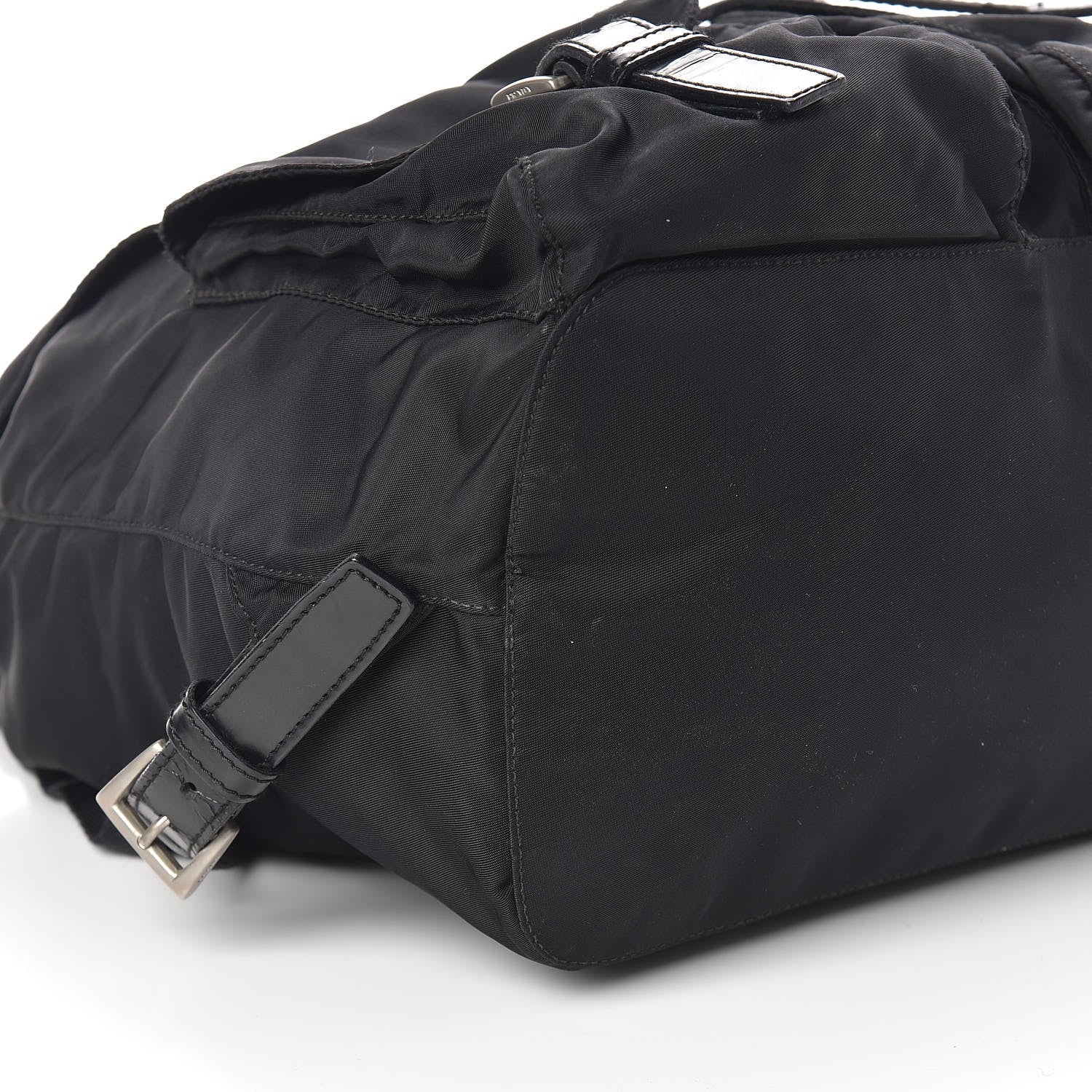 Prada Nylon Vela Medium Backpack Black 10 of 16