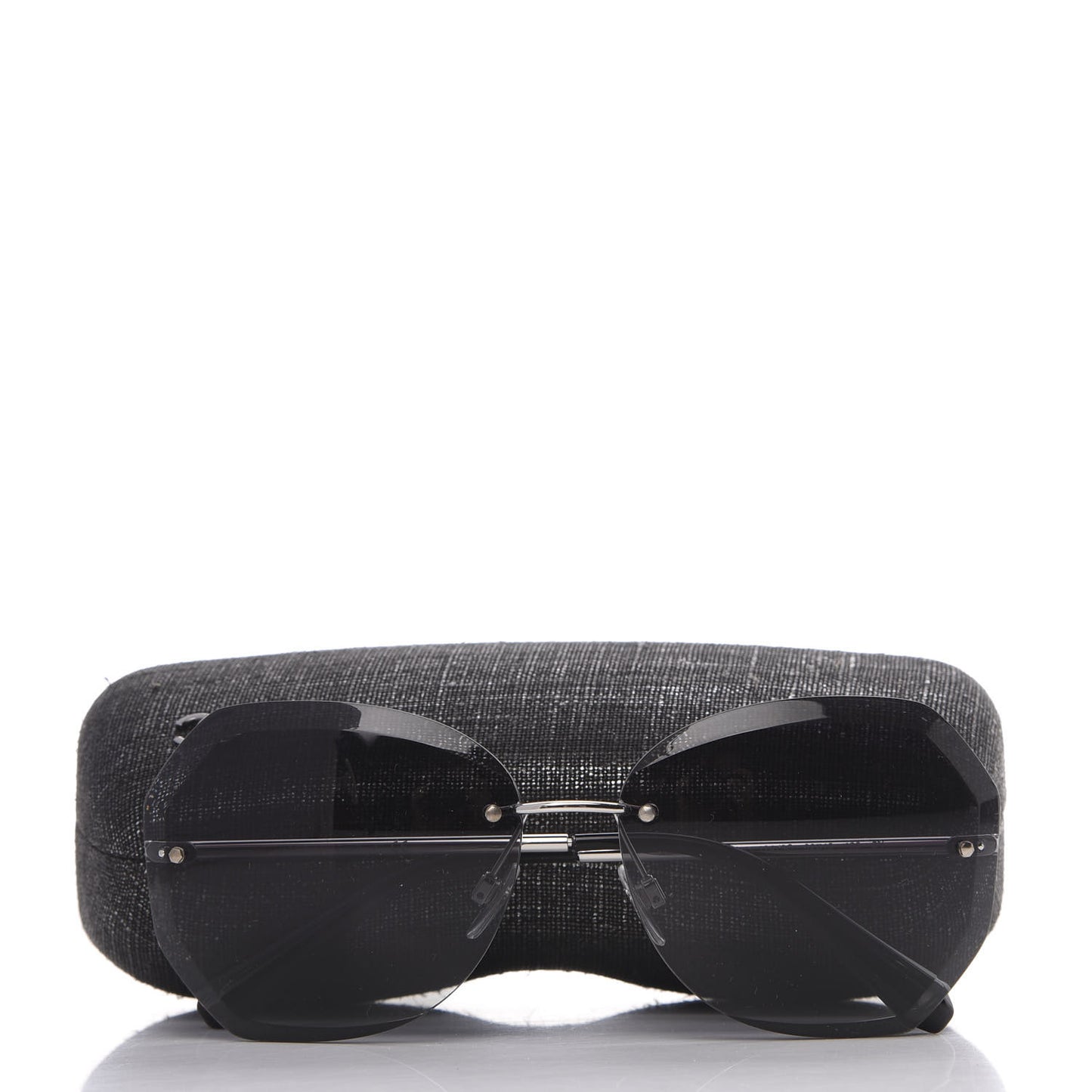 Metal Spring Round Sunglasses 4220 Silver