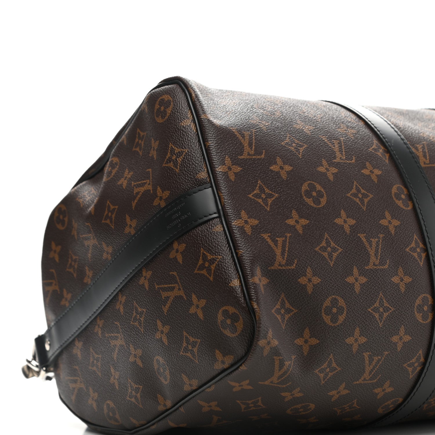 Louis Vuitton Monogram Macassar Keepall Bandouliere 45 9 of 12