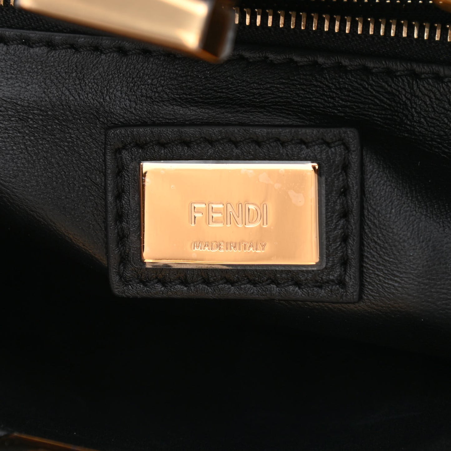 Nappa Mini Peekaboo Iconic Satchel Black