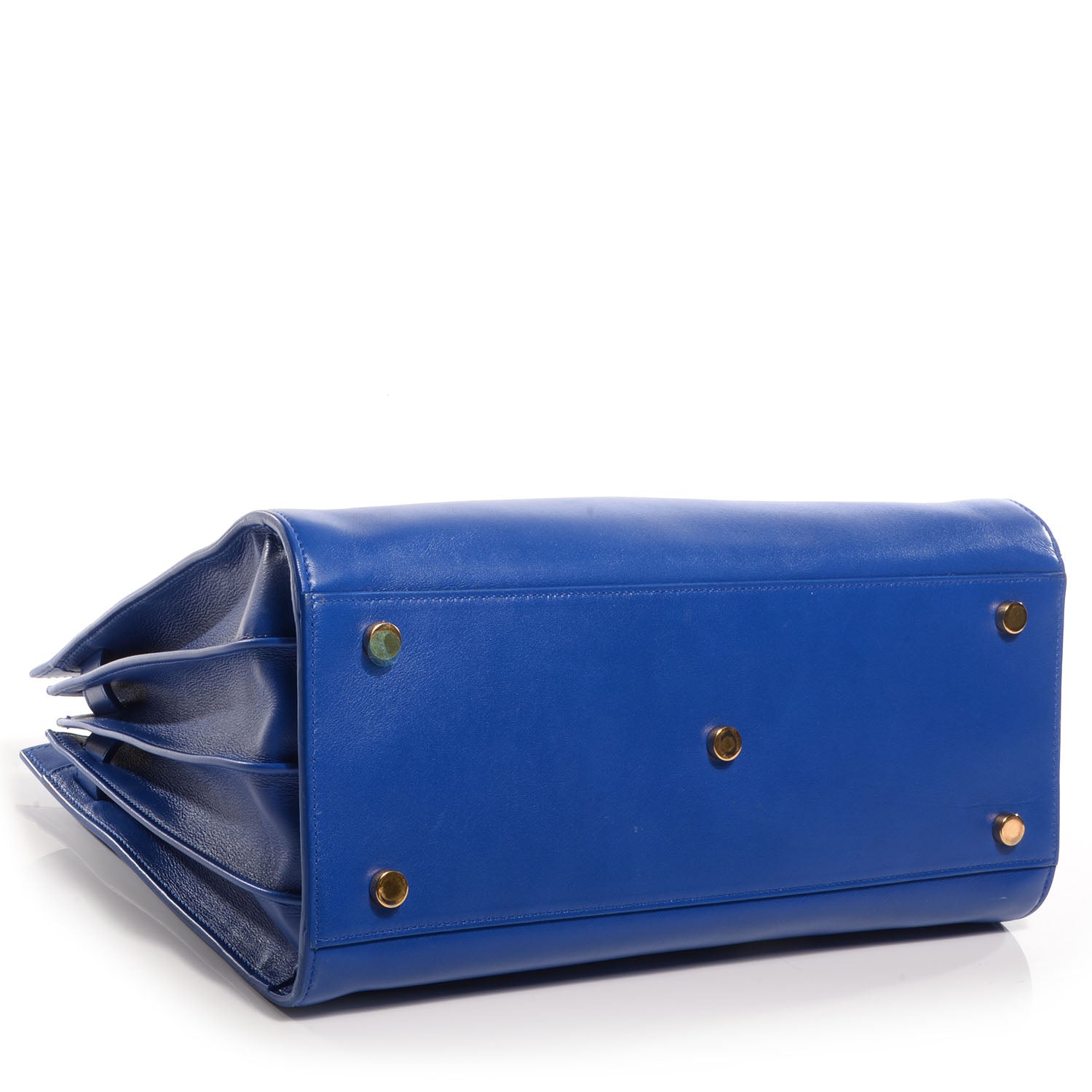 Saint Laurent Leather Small Sac de Jour Royal Blue 4 of 8