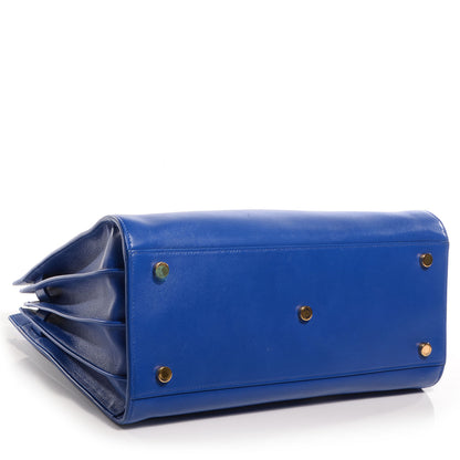 Saint Laurent Leather Small Sac de Jour Royal Blue 4 of 8