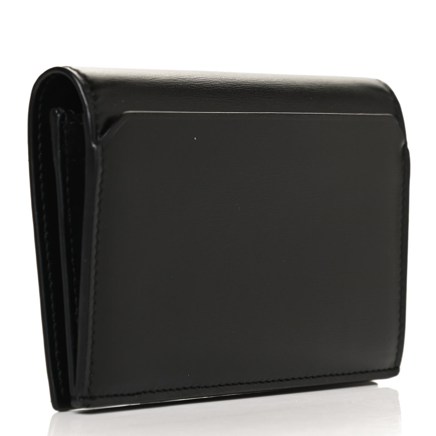 Saint Laurent Calfskin Fragments Flap Wallet Black 3 of 11