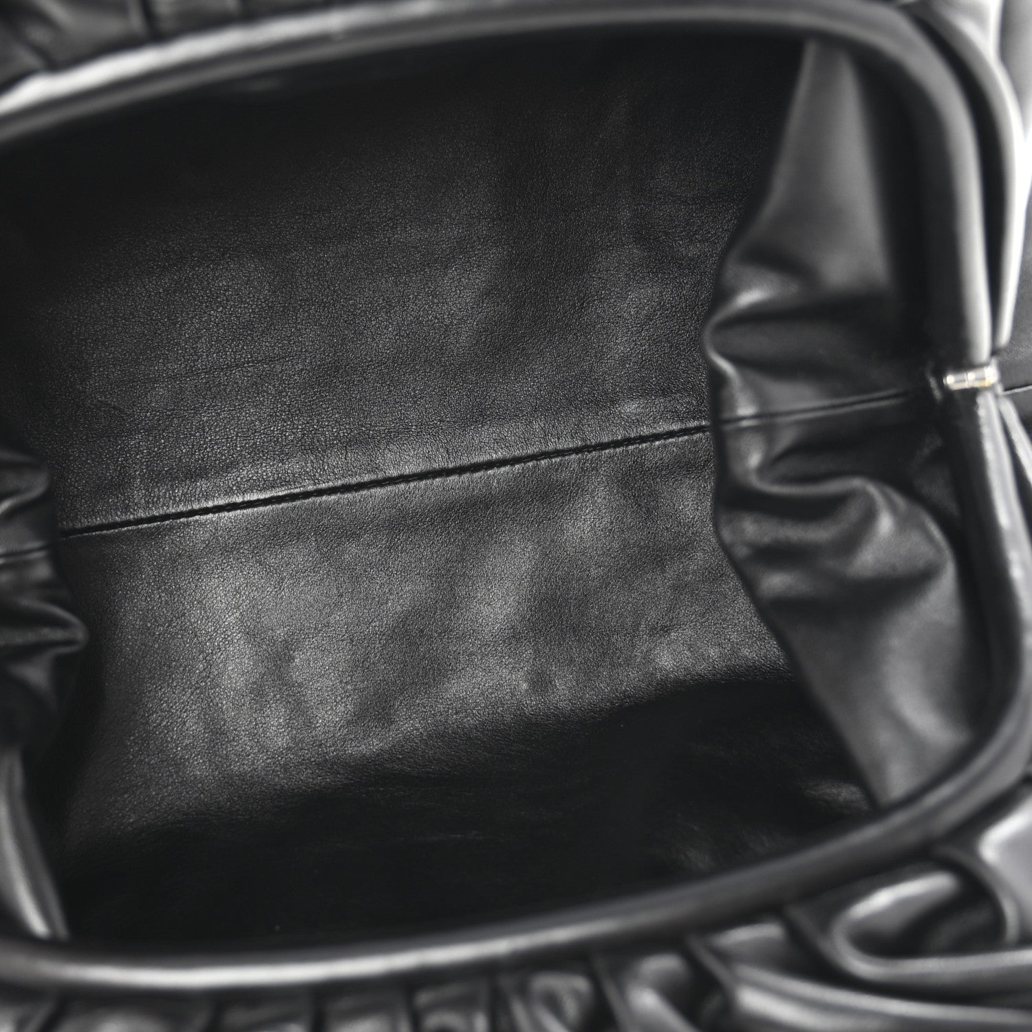 Bottega Veneta Smooth Butter Calf The Pouch Oversized Clutch Black 5 of 10