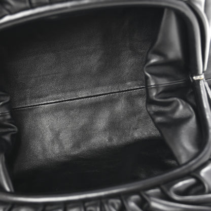 Bottega Veneta Smooth Butter Calf The Pouch Oversized Clutch Black 5 of 10