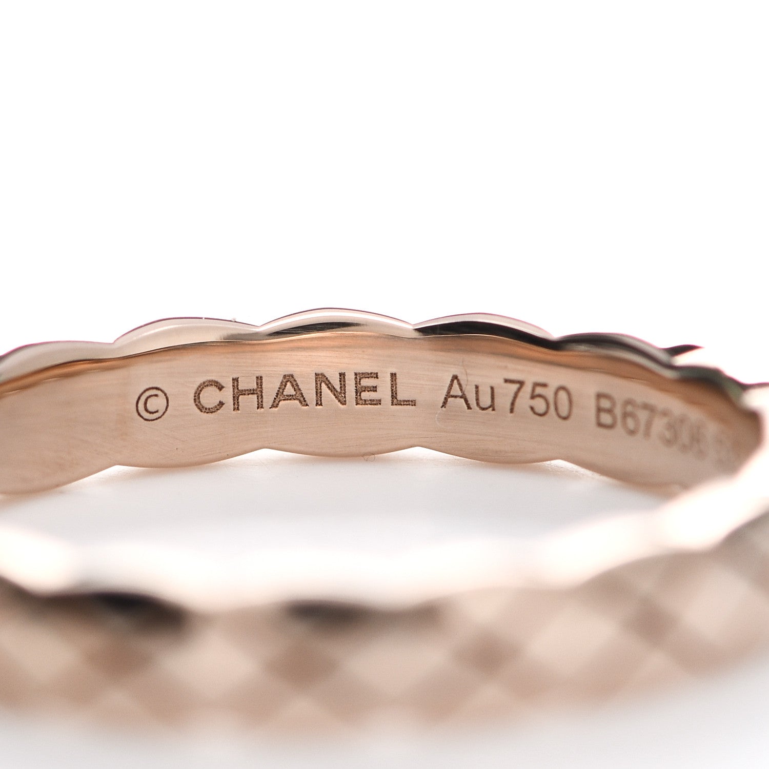 Chanel 18K Beige Gold Mini Coco Crush Ring 53 6.25 4 of 6