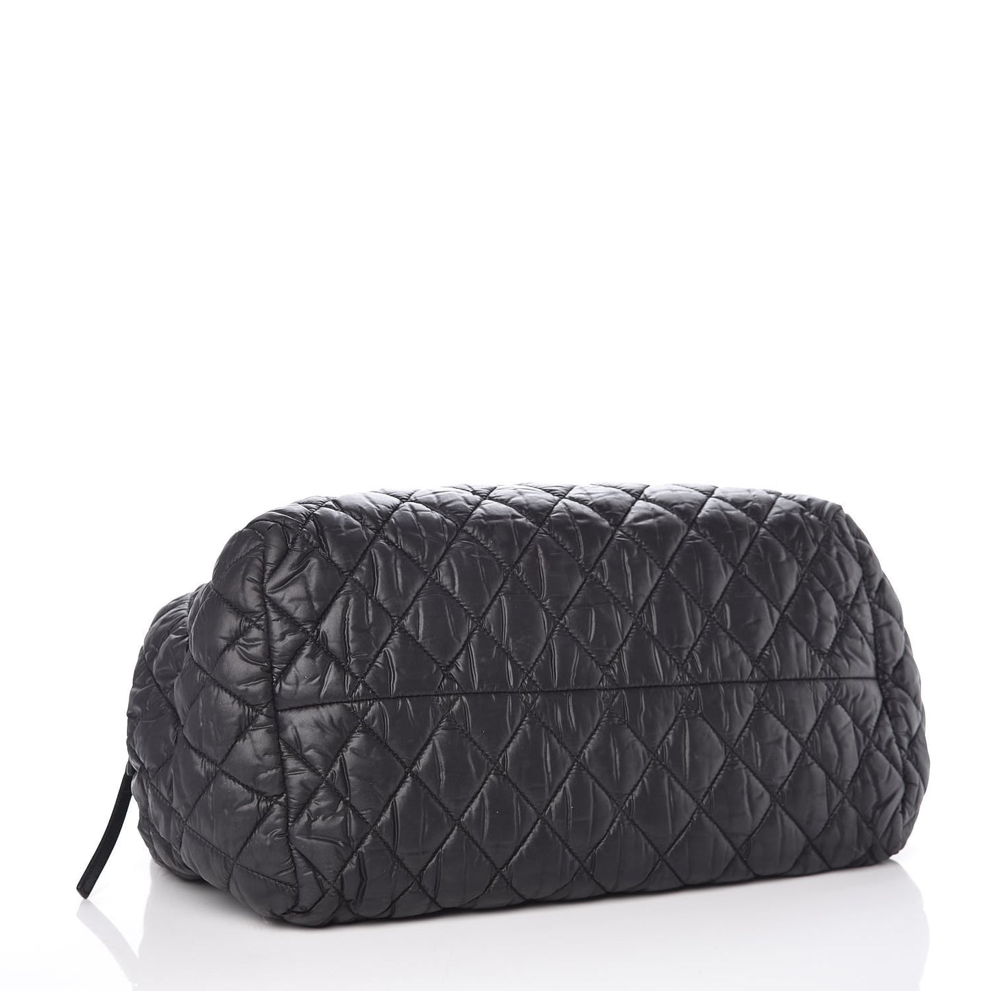 Nylon Quilted Coco Cocoon Bowler Black