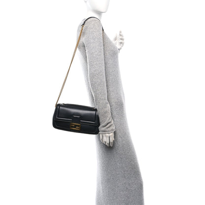 Fendi Nappa Apolo Chain Baguette Black 2 of 10