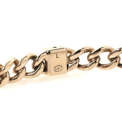 Chanel Metal CC Chain Link Choker Necklace L Gold 4 of 4