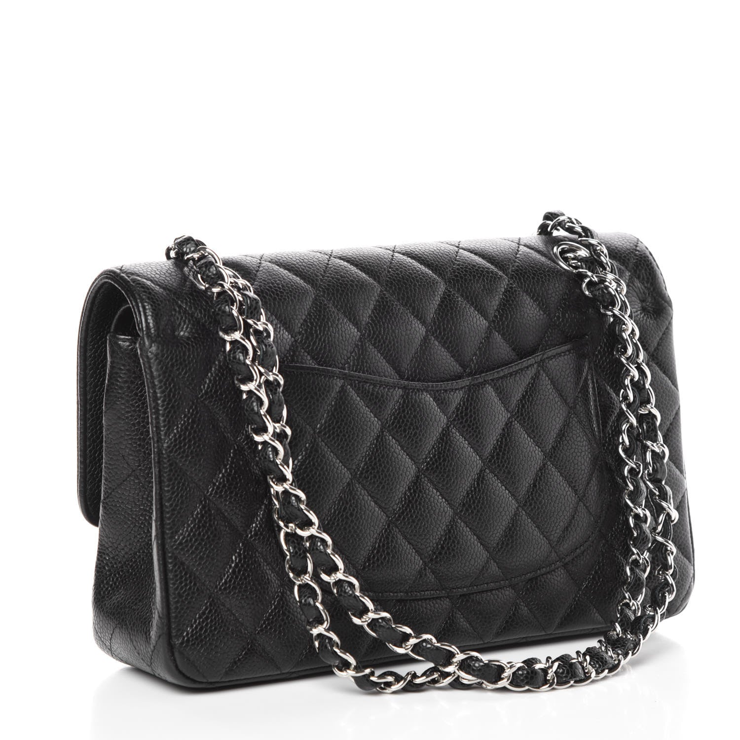 Chanel Caviar Quilted Medium Double Flap Black 3 of 8