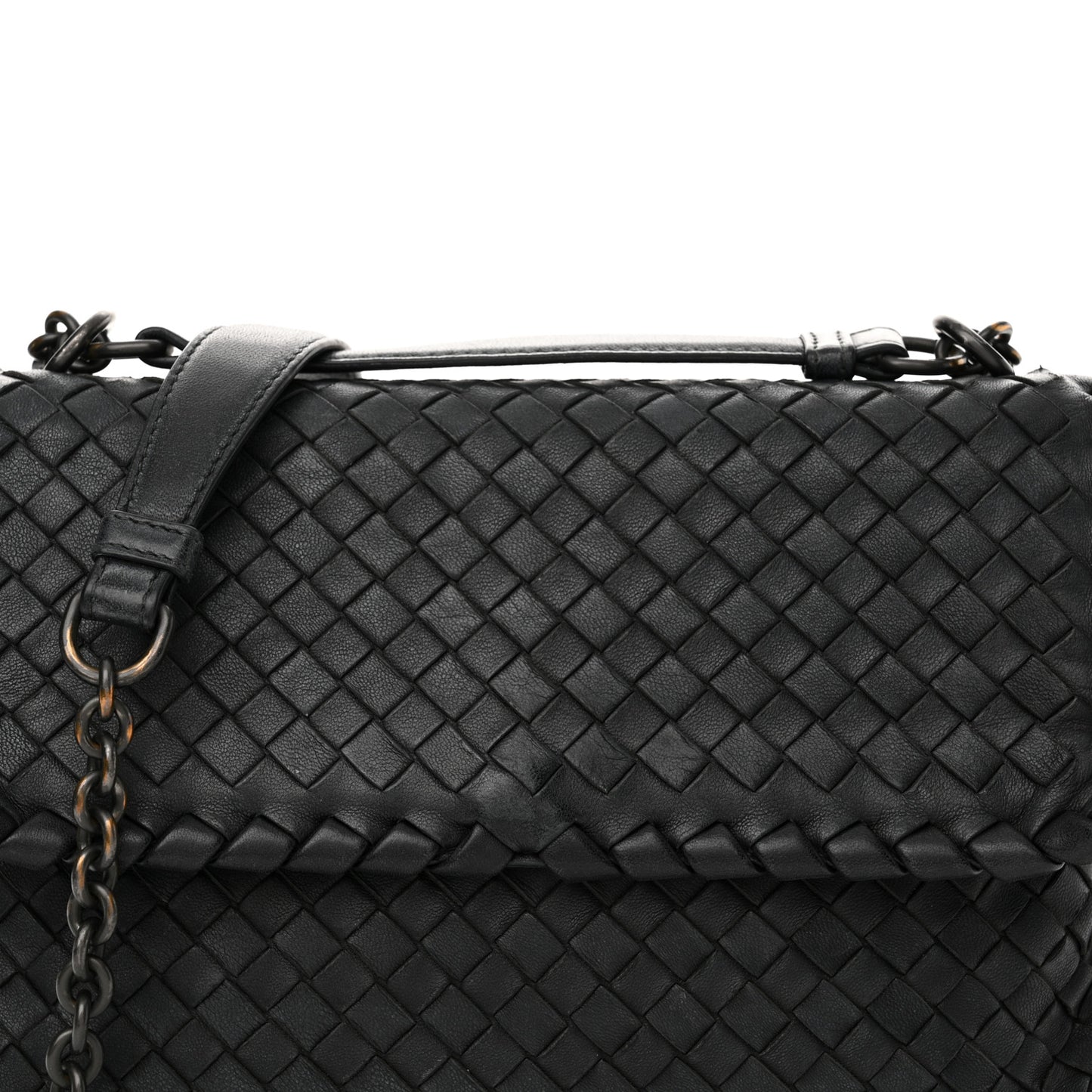 Nappa Intrecciato Small Olimpia Bag Black