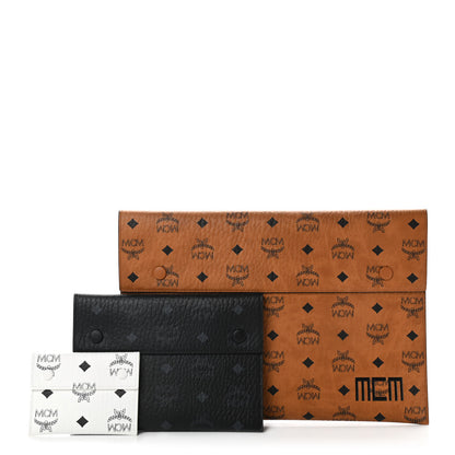 MCM Visetos Tri Pouch Set Cognac 1 of 13