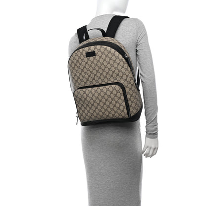 Gucci GG Supreme Monogram Medium Backpack Black 2 of 10