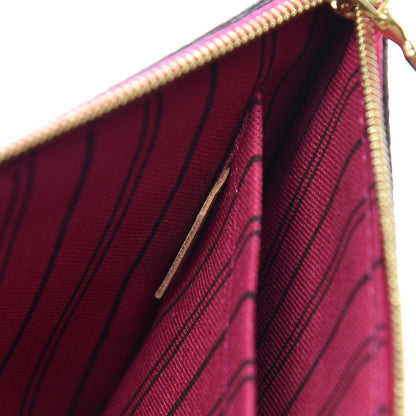 Louis Vuitton Monogram Neverfull MM GM Pochette Pivoine 9 of 9