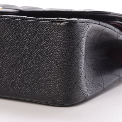 Chanel Caviar Quilted Jumbo Double Flap Black 10 of 10