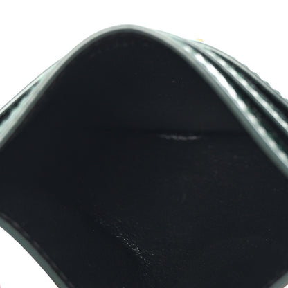 Saint Laurent Patent Calfskin Monogram Credit Card Case Fir Leaf 5 of 7