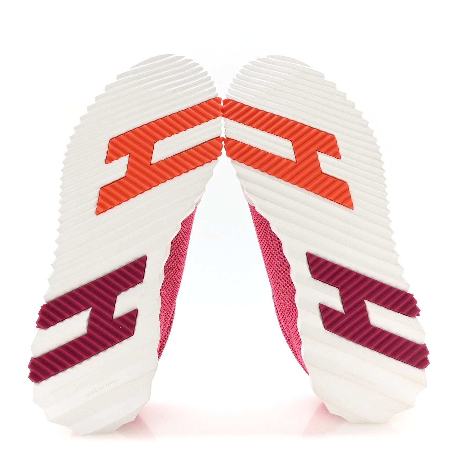 Hermes Air Mesh Suede Goatskin Bouncing Sneakers 38.5 Rose Vinicunca White 6 of 9