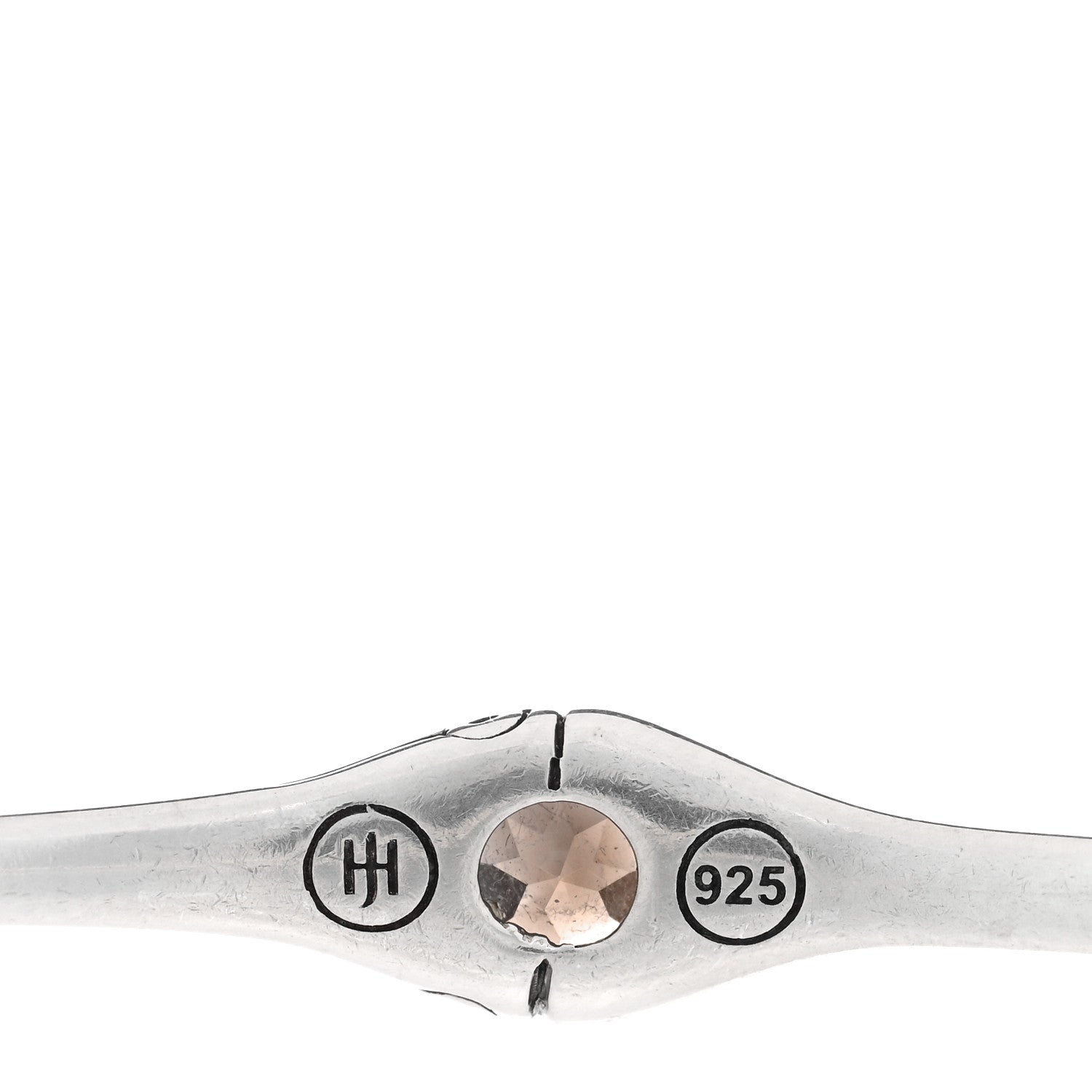 John Hardy Sterling Silver Smokey Quartz Bamboo Bangle Bracelet Set of 3 3 of 3