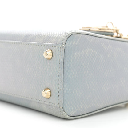 Christian Dior Karung Gradient Mini Lady Dior Blue 10 of 13