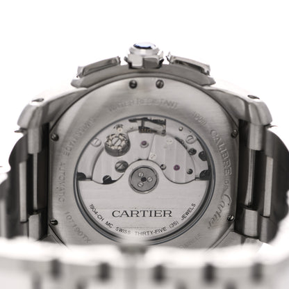 Cartier Stainless Steel 42mm Calibre de Cartier Chronograph Automatic Watch 4 of 5