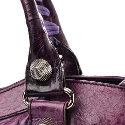 Balenciaga Agneau Giant 21 Silver Hardware City Raisin 15 of 21