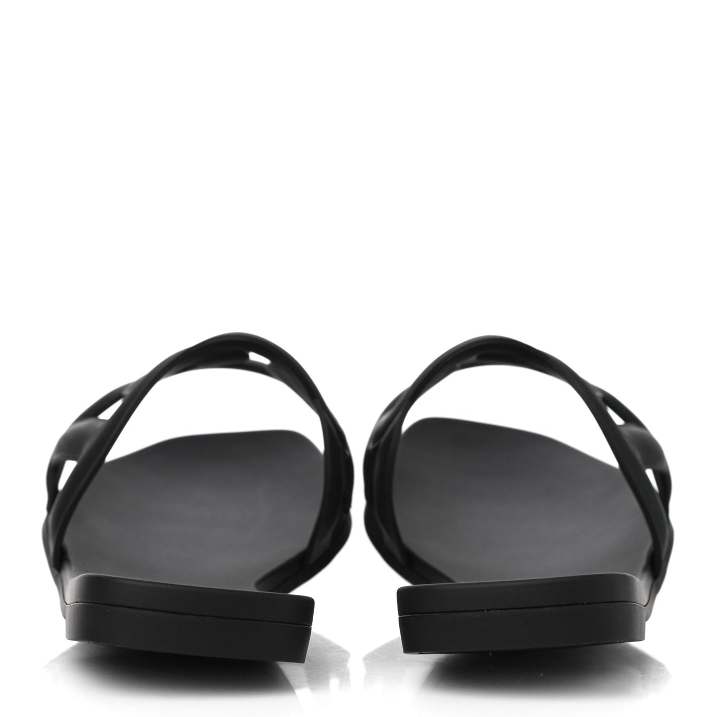 Rubber Aloha Sandals 38 Black
