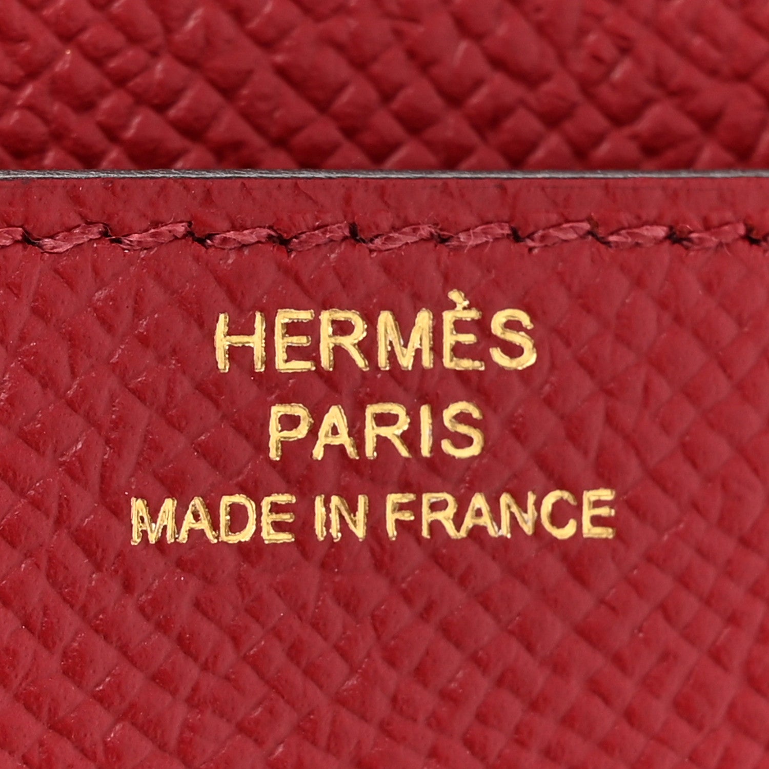 Hermes Epsom Constance Long Wallet Rouge Grenat 6 of 9