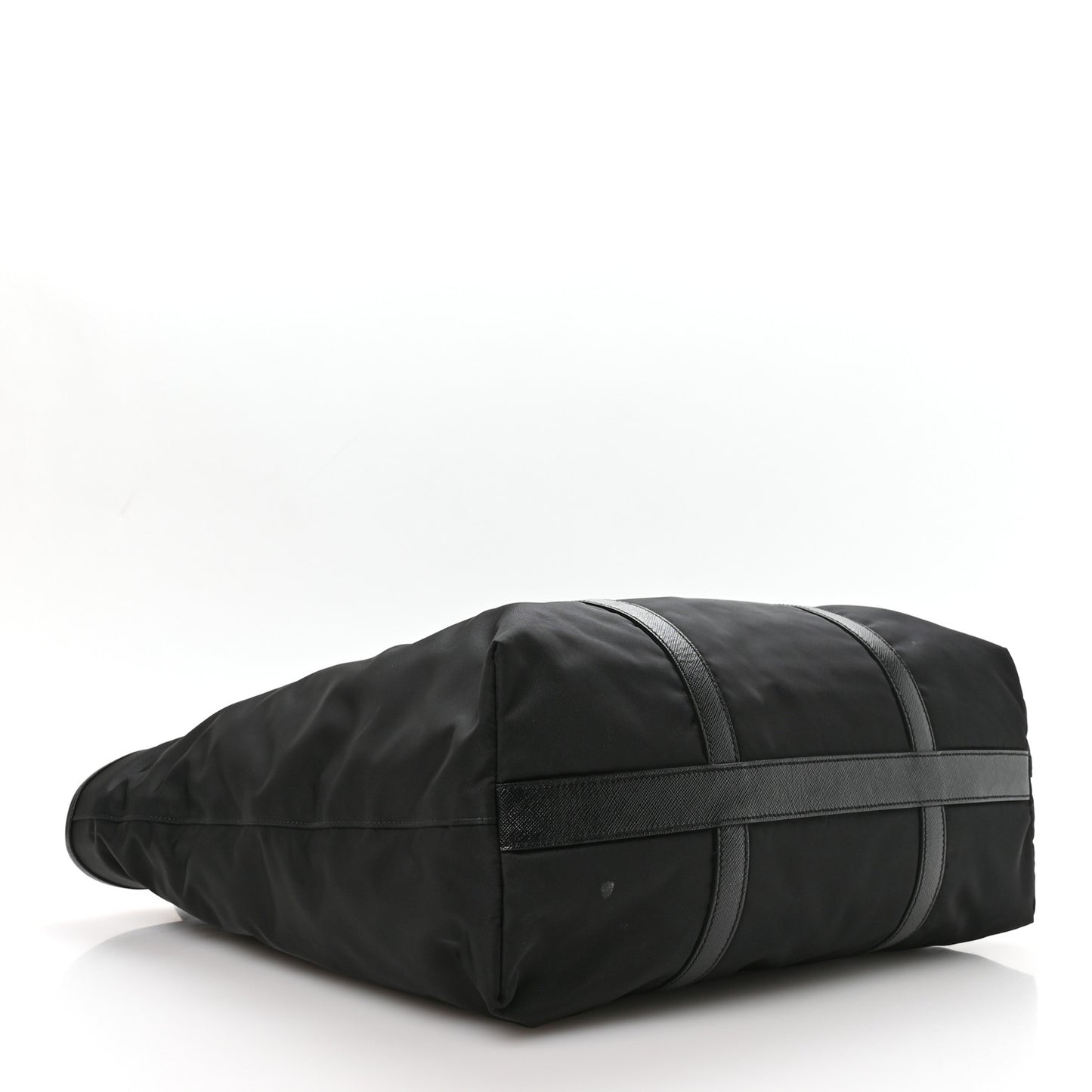 Tessuto Nylon Saffiano Tote Black