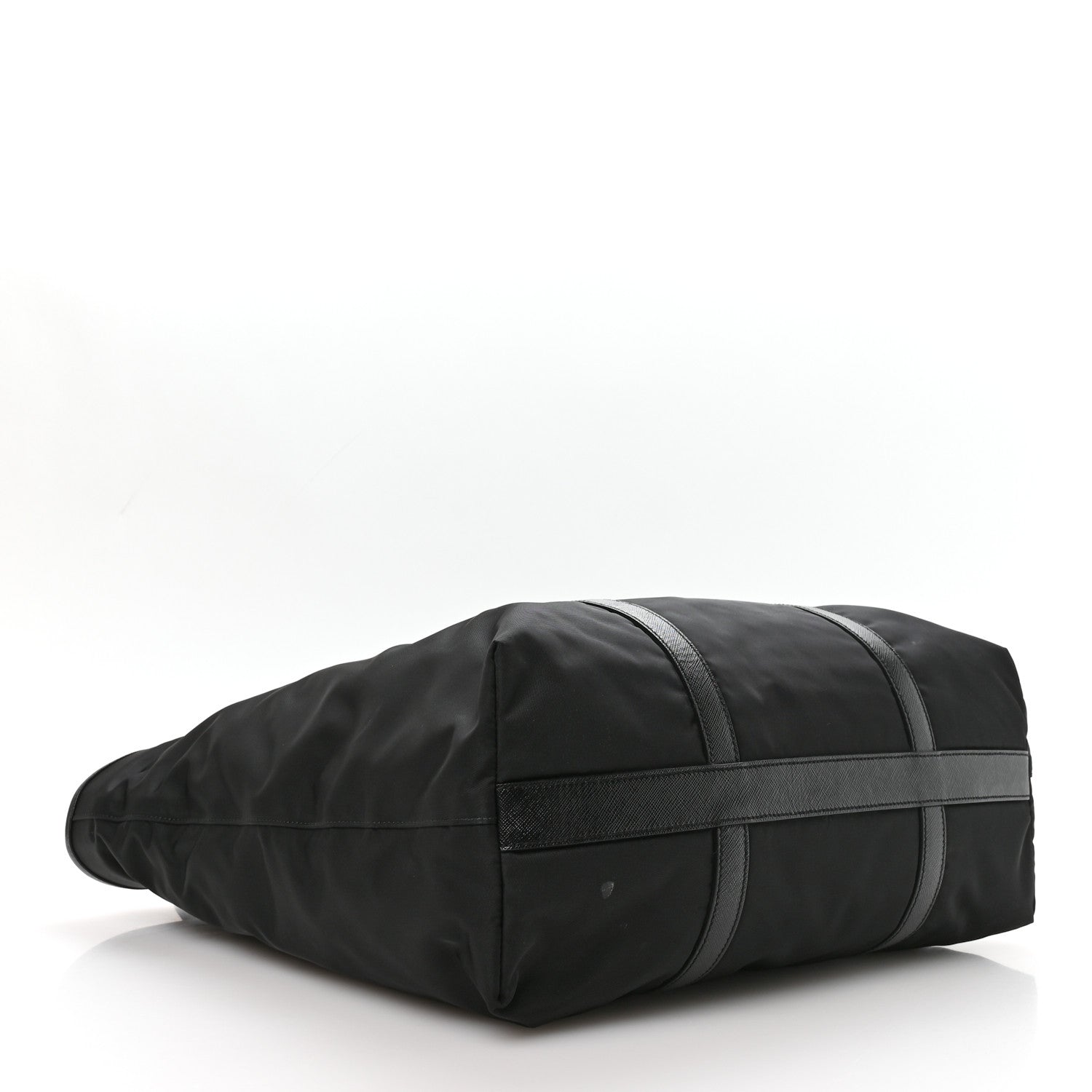 Prada Tessuto Nylon Saffiano Tote Black 4 of 9