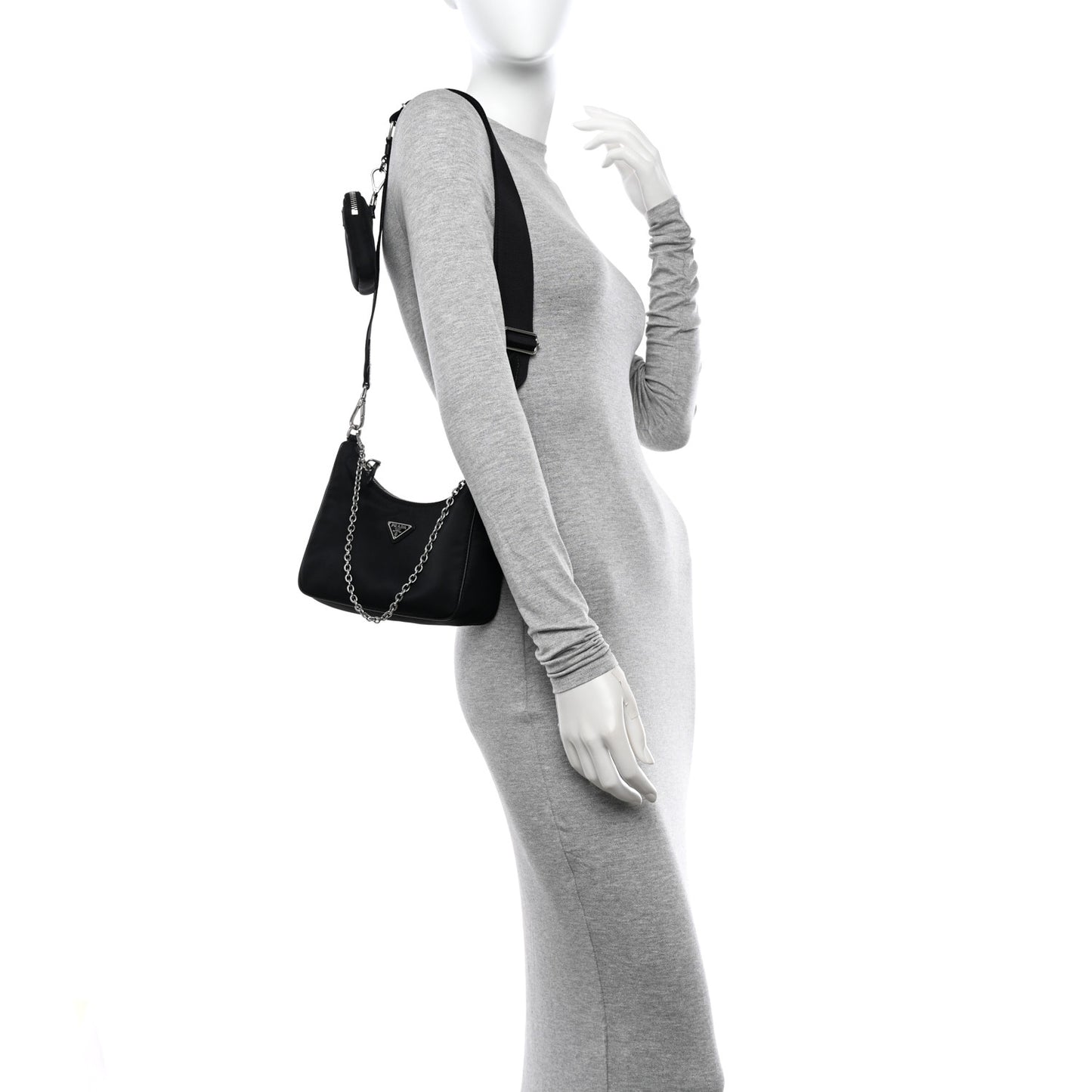 Nylon Re-Edition 2005 Shoulder Bag Black