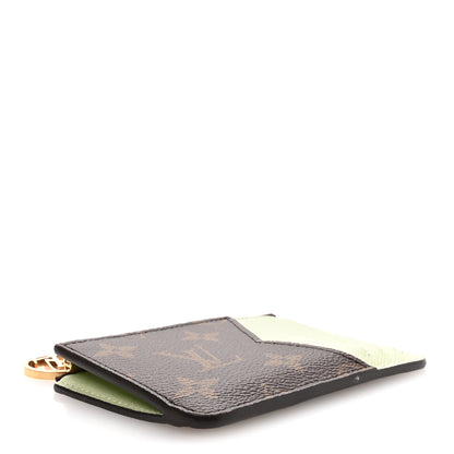 Louis Vuitton Monogram Coin Card Holder Light Green 4 of 7