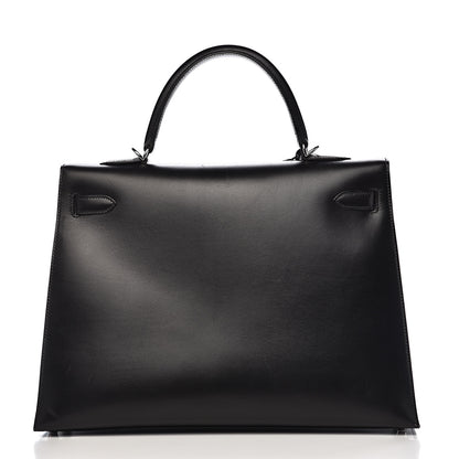 Hermes Box Kelly Sellier 35 Black 17 of 40