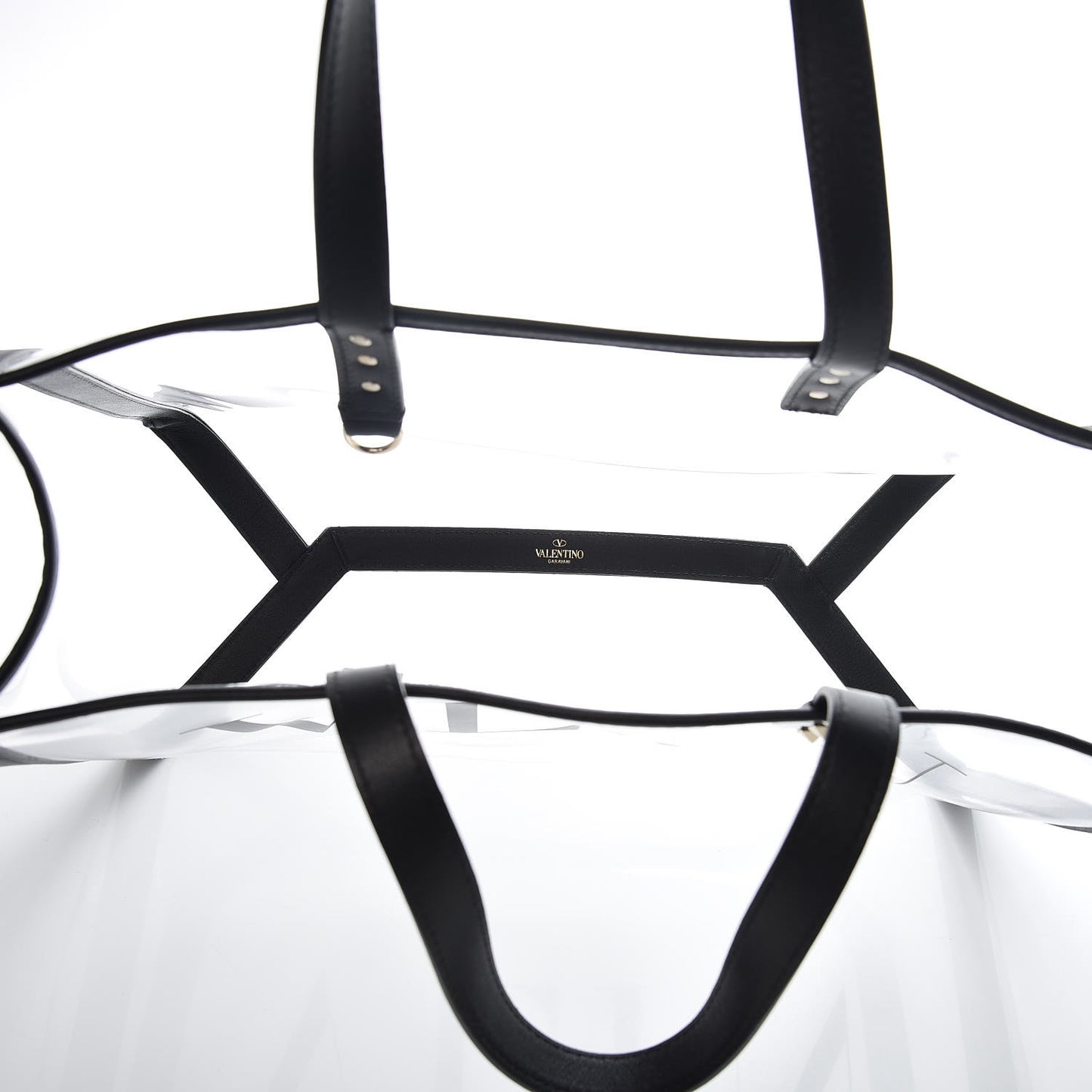 Plexy VLTN Shopping Bag Transparent