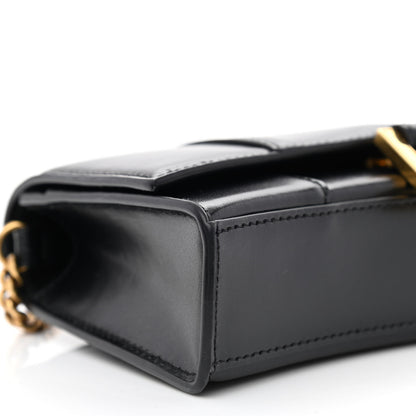 Balenciaga Shiny Box Calfskin Hourglass Chain Bag Black 8 of 10